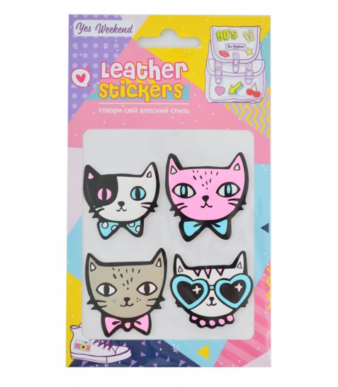 Набір наклейок YES Leather stikers Cats - фото 1 з 1