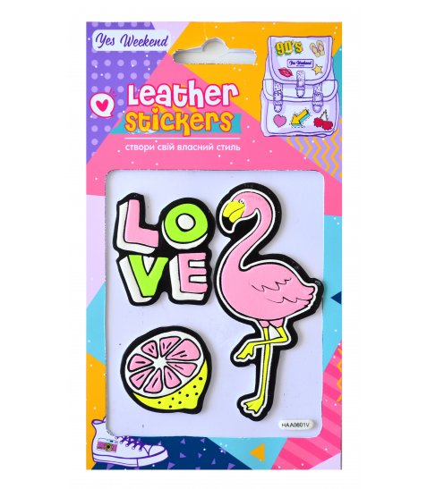 Набір наклейок YES Leather stikers Flamingo - фото 1 з 1