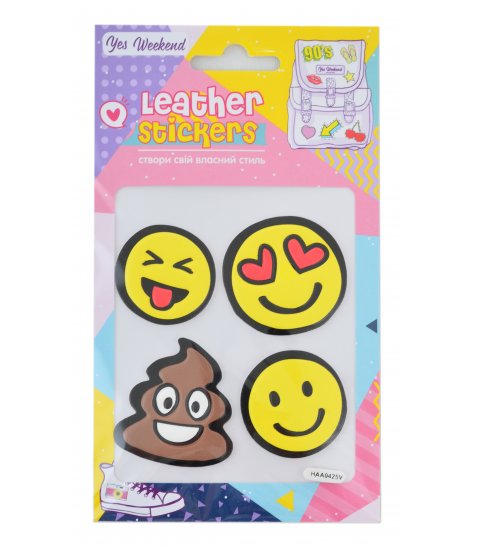 Набір наклейок YES Leather stikers Smile - фото 1 з 1