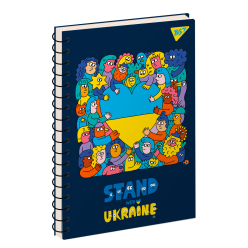 Зошит для записів YES А5/80 од.спіраль "Ukraine 2"