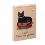 Зошит для записів YES А7 Black cat 80 аркушів клітинка