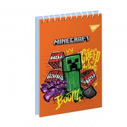 Зошит для записів YES А7 Minecraft 80 аркушів клітинка