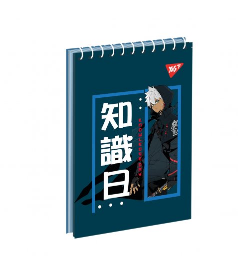 Зошит для записів YES А7 Legends anime 80 аркушів клітинка - фото 1 з 3
