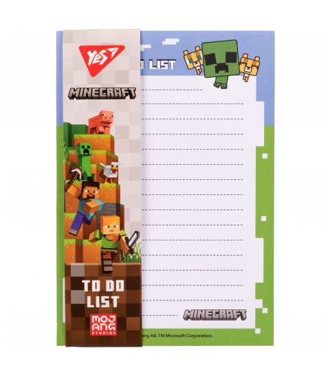Папір для нотаток на магніті Yes To Do Minecraft - фото 1 з 3