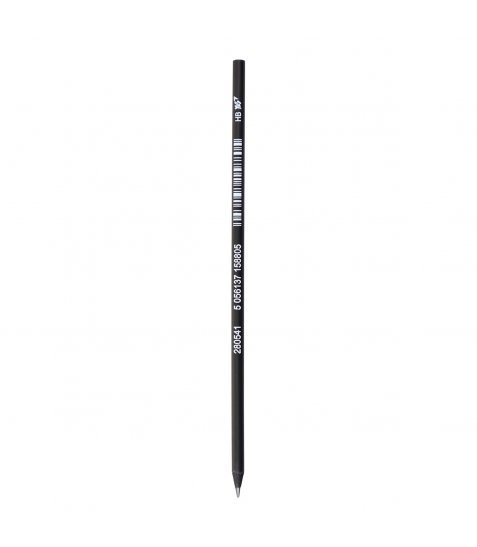 Олівець чорнографітний YES Slim black круглый чорне дерево - фото 1 з 3
