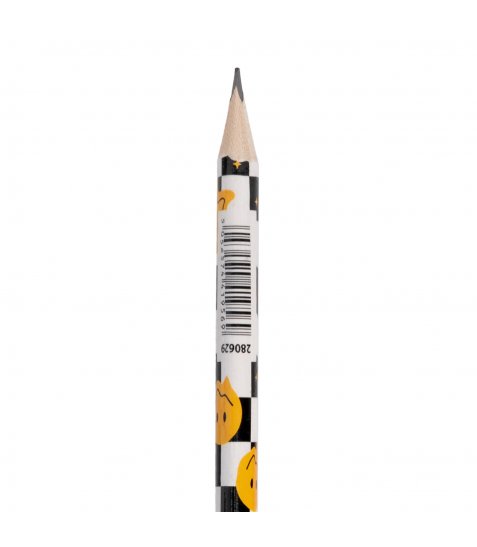 Олівець чорнографітний YES Melt Smile трикутний з ластиком - фото 3 з 3