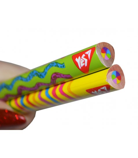 Олівець із шестиколірним грифелем YES Rainbow - фото 2 з 4