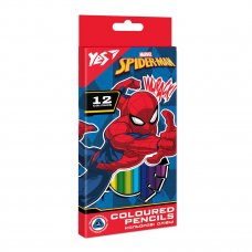 Карандаши цветные YES 12 цв.  "Marvel.Spiderman"