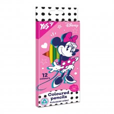 Карандаши цветные YES 12 цв. "Minnie Mouse"