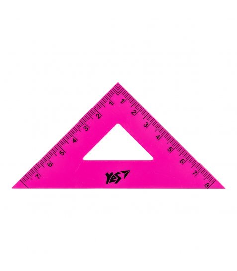 Треугольник YES равнобедренный флюор. 8 см - фото 1 из 3