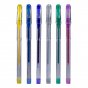 Ручки гелевые YES Glitter набор 6 шт