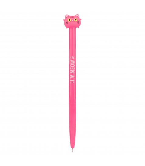 Ручка шариковая YES Sweety Kitty 0,7 мм, синяя, автоматическая
