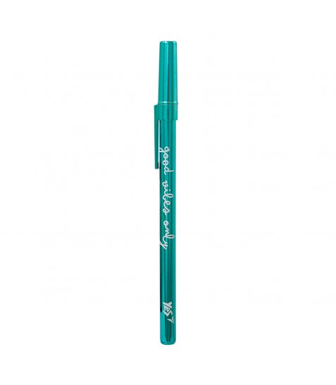 Ручка кулькова YES Happy pen 0,7 мм синя - фото 1 з 4