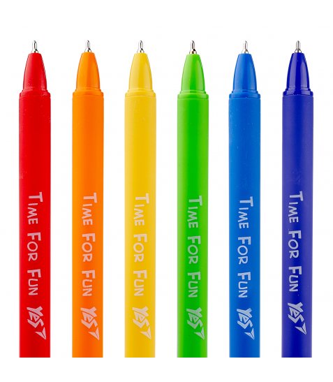 Ручка кулькова YES Funny monsters 0,7 мм синя автоматична - фото 4 з 6