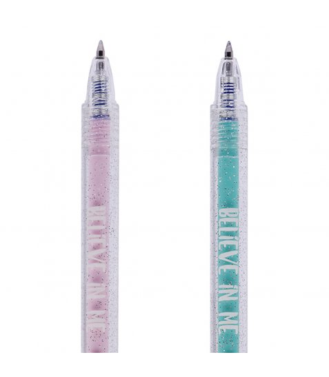 Ручка гелева YES  пиши-стирай «Unicorn dreams» автоматична,  0,5 мм, синя - фото 2 з 6