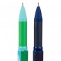 Ручка кулькова YES 8bit UA Fire 0,7 мм синя