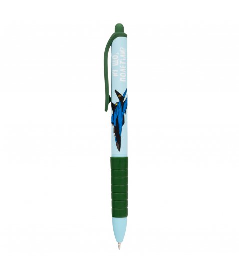 Ручка кулькова YES Месники 0,7 мм синя автоматична