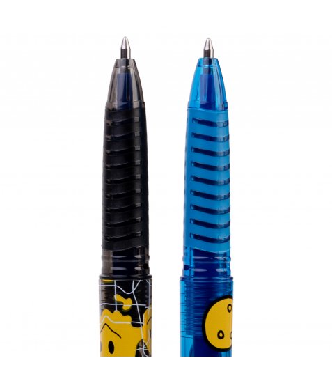 Ручка гелева YES пиши-стирай Melt Smile 0,7 мм синя - фото 4 з 4