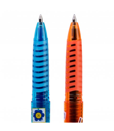 Ручка гелева YES пиши-стирай Sticky mood 0,7 мм синя - фото 4 з 4