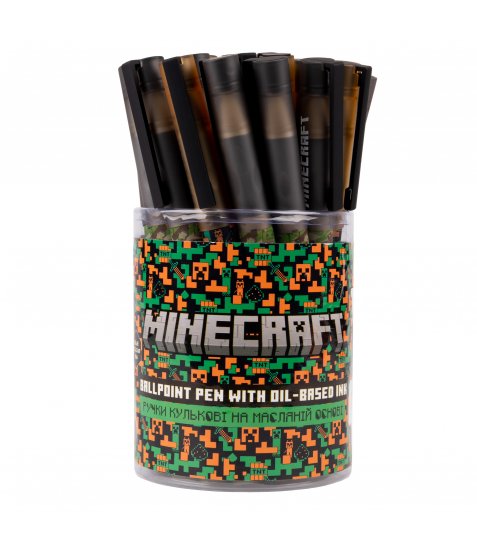Ручка кулькова YES Minecraft 0,7 мм синя - фото 3 з 4