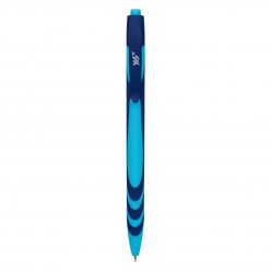 Ручка кулькова YES На хвилі автоматична 0,7 мм синя