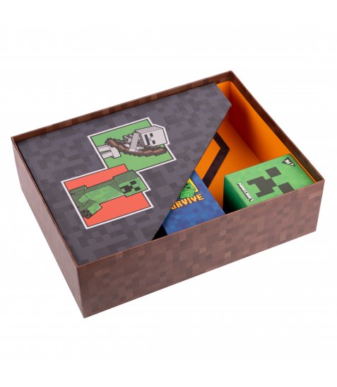 Настільний органайзер в наборі YES Minecraft картонний, 4 предмети - фото 4 з 4