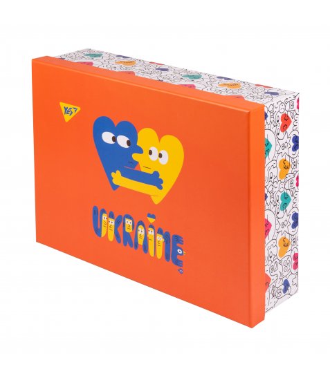 Настільний органайзер в наборі YES Stand with Ukraine картонний, 4 предмети - фото 2 з 9
