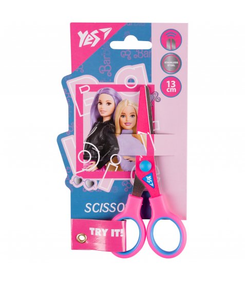 Ножиці Yes Barbie 13см з принтом на лезі - фото 1 з 1