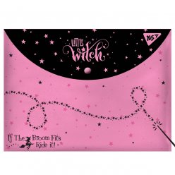 Папка-конверт на кнопці YES А4 Little Witch