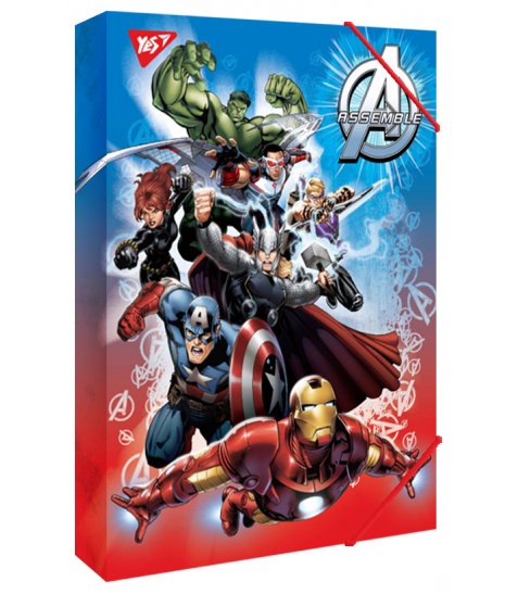 Папка для праці YES картонна А4 Marvel.Avengers - фото 1 з 2