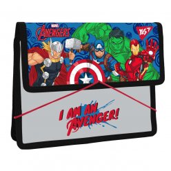 Папка для зошитів YES пласт. на резинці В5 Marvel.Avengers
