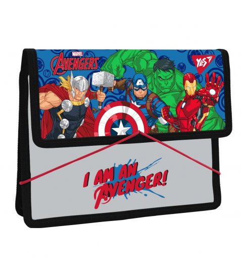 Папка для зошитів YES пласт. на резинці В5 Marvel.Avengers - фото 1 з 1