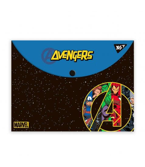 Папка-конверт на кнопці YES А4 Marvel.Avengers - фото 1 з 1