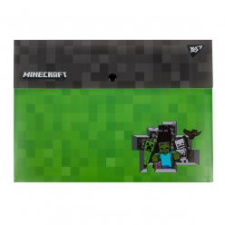 Папка-конверт YES А4 на кнопці "Minecraft"