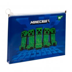 Папка-конверт YES B5 на молнии "Minecraft"