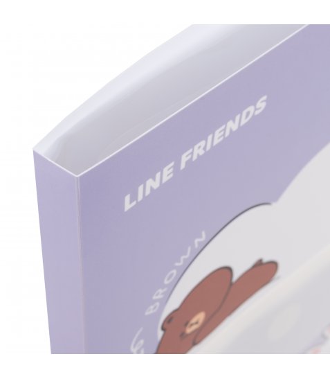 Папка з 20 файлами YES А4 Line Friends з кишенею - фото 3 з 5