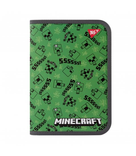 Папка для зошитів пластикова на блискавці Yes Minecraft Creepers В5 - фото 1 з 4