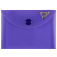 Папка конверт на кнопці Yes Fusion фіолетова A7