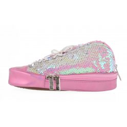 Пенал м'який YES TP-24 ''Sneakers with sequins'' pink