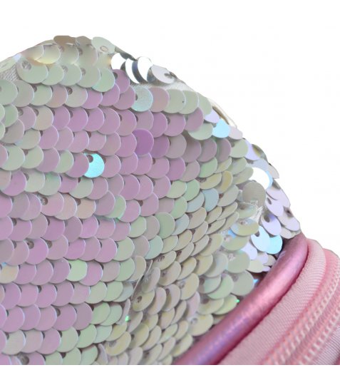 Пенал м'який YES TP-24 ''Sneakers with sequins'' pink - фото 4 з 4