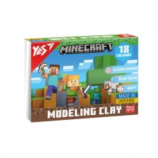 Пластилін YES Minecraft 18 кольорів 360 г
