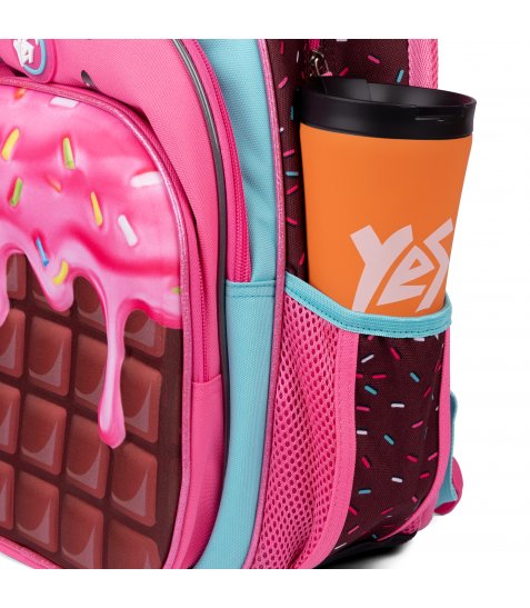 Рюкзак шкільний напівкаркасний YES S-58  Sweet cream - фото 10 з 15