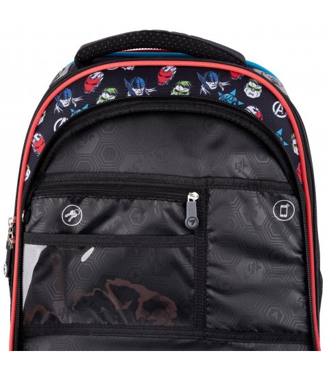 Рюкзак шкільний каркасний YES S-30 JUNO ULTRA Premium Marvel Avengers - фото 13 з 15