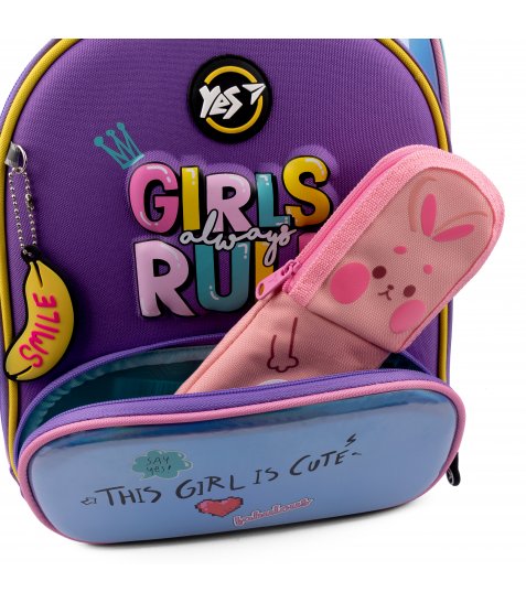 Рюкзак шкільний каркасний YES S-30 JUNO ULTRA Premium Girls style - фото 16 з 20