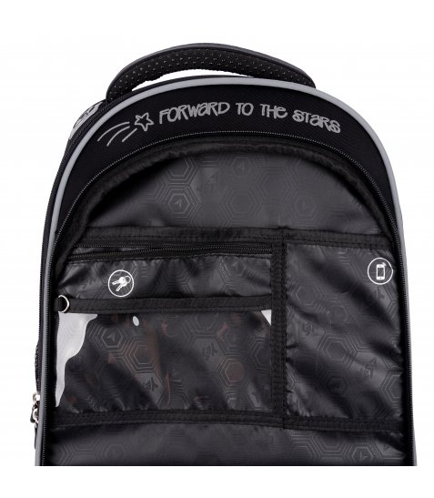 Рюкзак шкільний каркасний YES S-30 JUNO ULTRA Premium Cosmos - фото 15 з 17