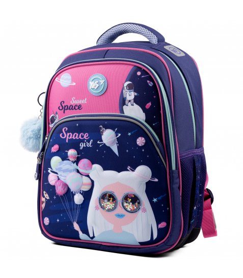 Рюкзак шкільний напівкаркасний YES S-40 Space Girl - фото 2 з 23