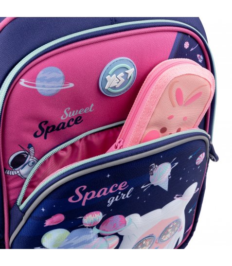 Рюкзак шкільний напівкаркасний YES S-40 Space Girl - фото 17 з 23