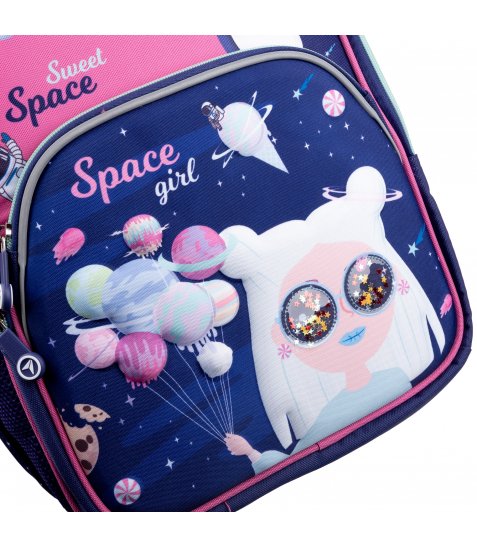 Рюкзак шкільний напівкаркасний YES S-40 Space Girl - фото 10 з 23
