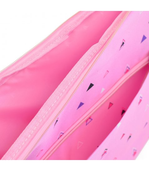 Чохол для ноутбука YES "Triango", рожевий - фото 2 з 5