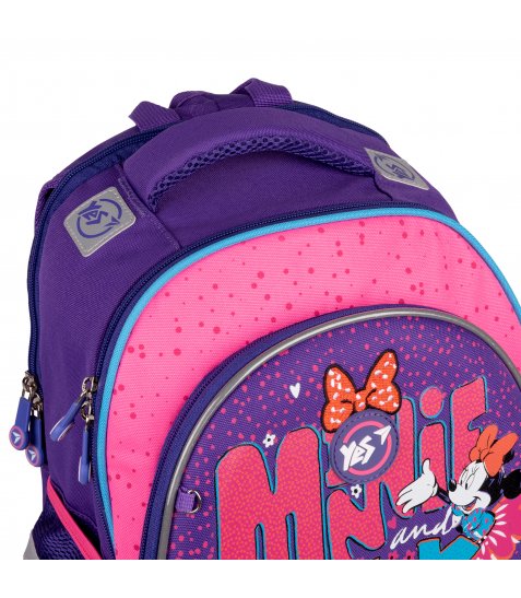 Рюкзак шкільний напівкаркасний YES S-74 Minnie Mouse - фото 10 з 21